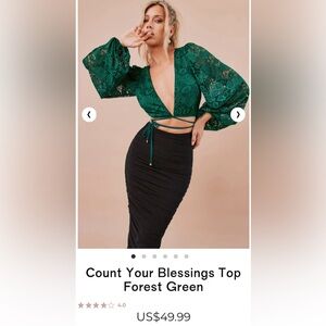 Sage+Paige Count Your Blessings Top in white size US medium